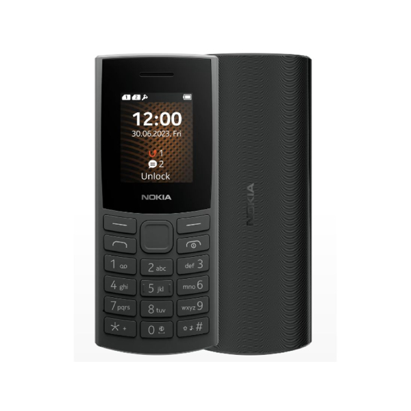 NOKIA 105 4G Mobile Phone, Charcoal