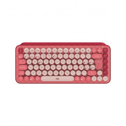 LOGITECH Pop Mechanical Wireless Keyboard, Pink | Logitech