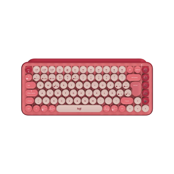 LOGITECH Pop Mechanical Wireless Keyboard, Pink