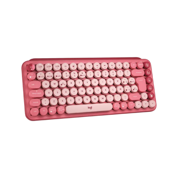 LOGITECH Pop Mechanical Wireless Keyboard, Pink | Logitech| Image 2