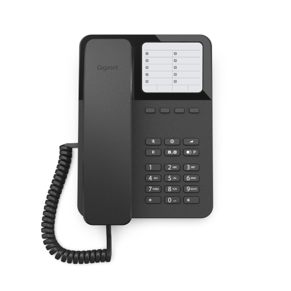 GIGASET DESK 400 Corded Telephone, Black | Orvibo| Image 2