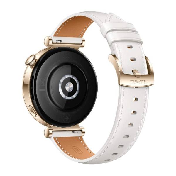 HUAWEI 55020BJB Watch GT 4 Smartwatch 41mm,  Gold with White Leather Strap | Huawei| Image 3