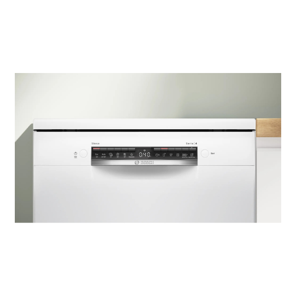 BOSCH SMS4HTW00E Series 4 Free Standing Dishwasher 60 cm, White | Bosch| Image 2