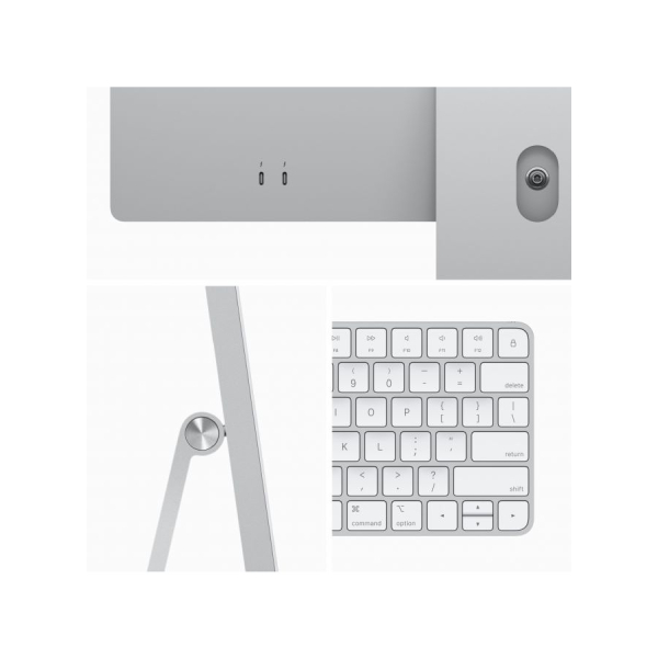 APPLE MQR93GR/A iMac M3 All in One, Silver | Apple| Image 3