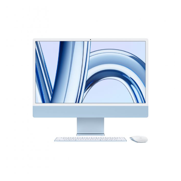 APPLE MQRQ3GR/A iMac M3 All in One Υπολογιστής, Μπλε