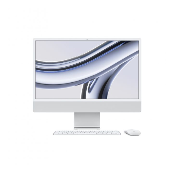APPLE MQRK3GR/A iMac M3 All in One Υπολογιστής, Ασημί
