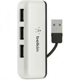 BELKIN F4U021BT USB-A Travel Hub, 4 Ports | Belkin