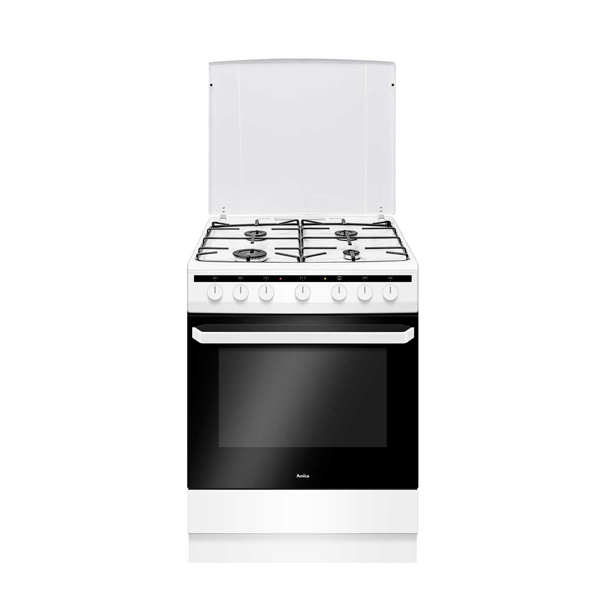 AMICA 6018GE2.3 Gas Cooker with Electric Oven, White
