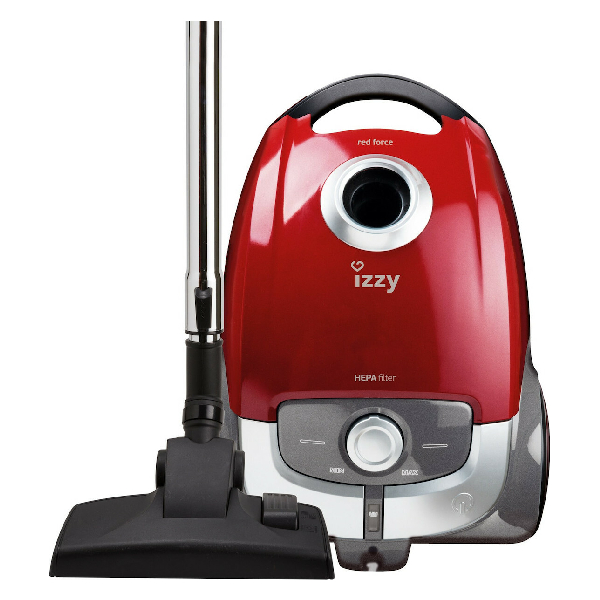 IZZY AC1108E Red Force Vacuum with Bag, Red