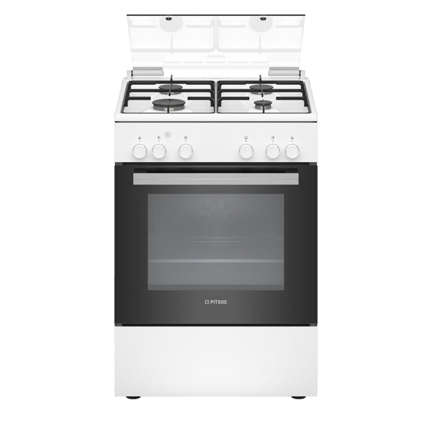 PITSOS PAC003D20 Free Standing Gas Electric Cooker, White