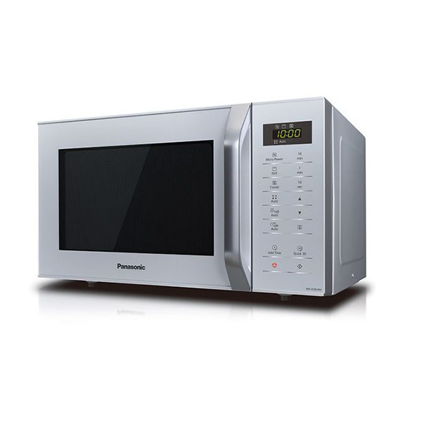 PANASONIC NN-K36HMMEBG Microwave Oven with Grill, 23 Liters, Silver