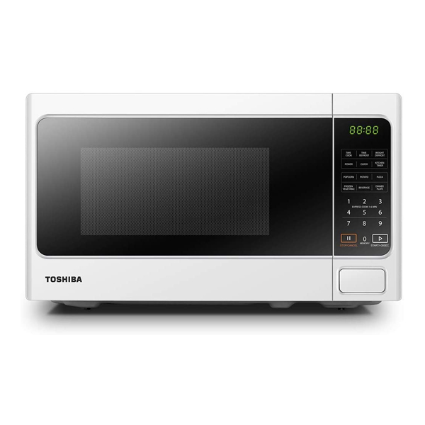 TOSHIBA MM-EG25P Microwave Oven with Grill, Silver