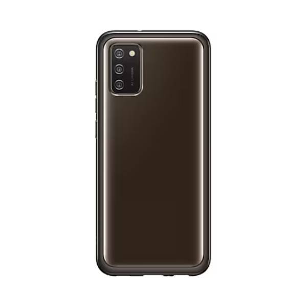 SAMSUNG EF-QA026TBEGEU Soft Clear Θήκη για Samsung Galaxy A02s Smartphone, Μαύρο | Samsung| Image 2
