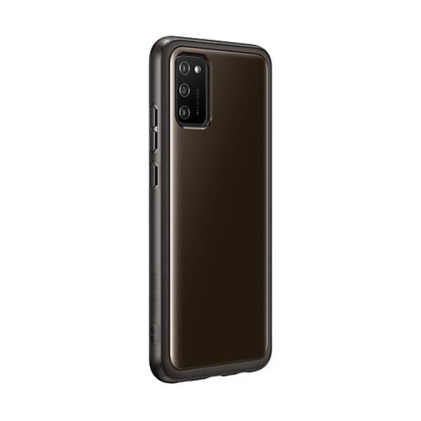SAMSUNG EF-QA026TBEGEU Soft Clear Θήκη για Samsung Galaxy A02s Smartphone, Μαύρο | Samsung| Image 3