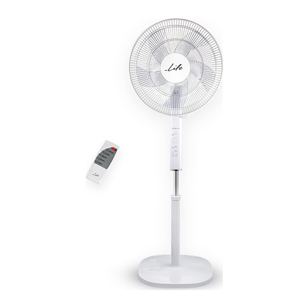 LIFE 221-0148 Floor Fan with Remote Control 16"