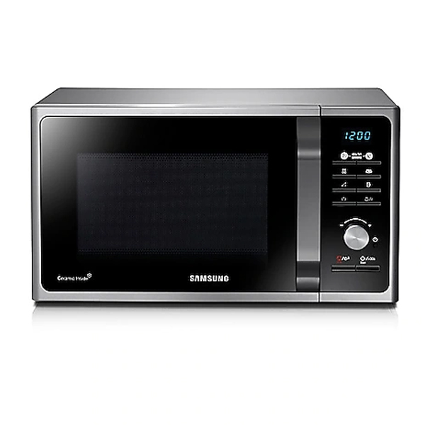 SAMSUNG MG23F301TAS/GC Microwave Oven with Healthy Cooking Mode and Grill 23 Litres, Inox