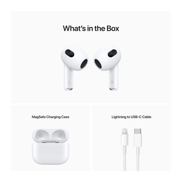 APPLE MME73ZM/A AirPods 3rd Gen with MagSafe Charging Case | Apple| Image 5