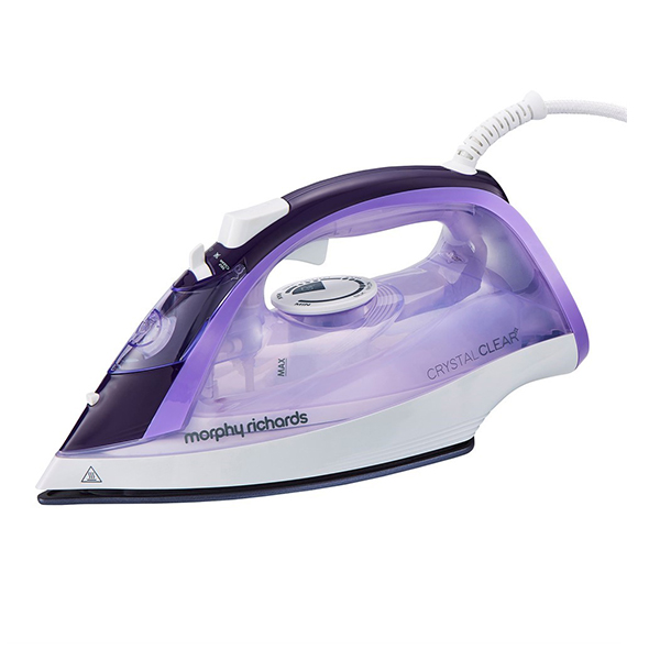 MORPHY RICHARDS 300301 Crystal Clear Amethyst Steam Iron | Morphy-richards