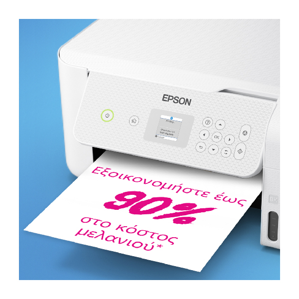 EPSON EcoTank L3266 Multifunction Wi-Fi Ink Tank A4 Printer, With Up To 3 Years Of Ink Included | Epson| Image 2