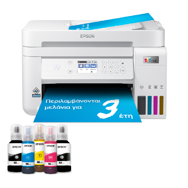 EPSON EcoTank L6276 Multifunction Wi-Fi Ink Tank A4 Printer, With Up To 3 Years Of Ink Included | Epson| Image 4