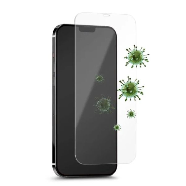 PURO Anti-Bacterial Tempered Glass for iPhone 12 Mini Smartphone