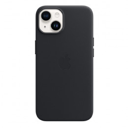 APPLE MPP43ZM/A Leather Case for iPhone 14 with MagSafe, Midnight | Apple