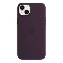 APPLE MPT03ZM/A Silicone Case for iPhone 14 with MagSafe, Elderberry | Apple