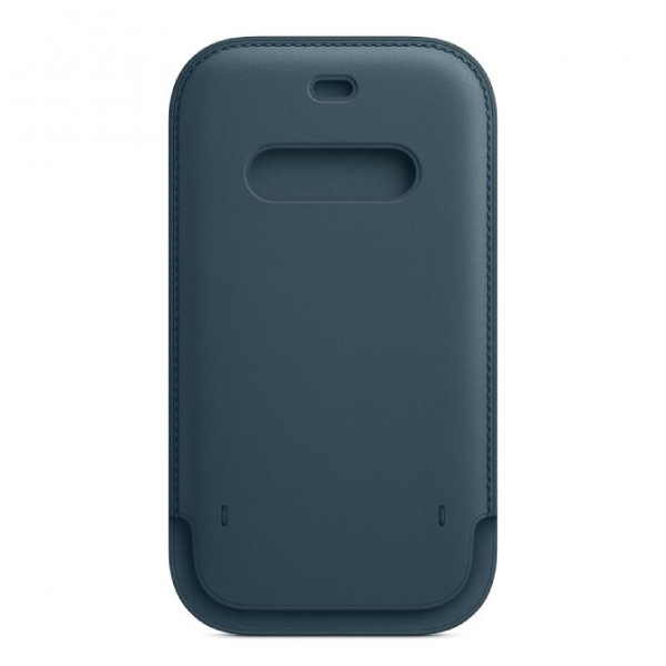 APPLE Leather Sleeve Θήκη με MagSafe για iPhone 12/12 Pro Smartphone, Μπλε | Apple| Image 3