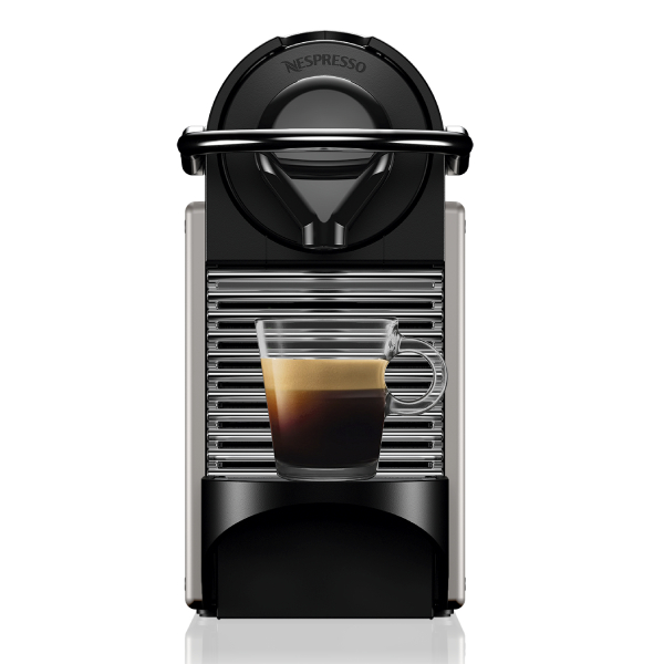 NESPRESSO Pixie Capsule Coffee Machine, Electric Titan | Nespresso