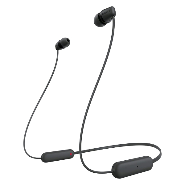 SONY WIC100B.CE7 In-Ear Wireless Headphones, Black