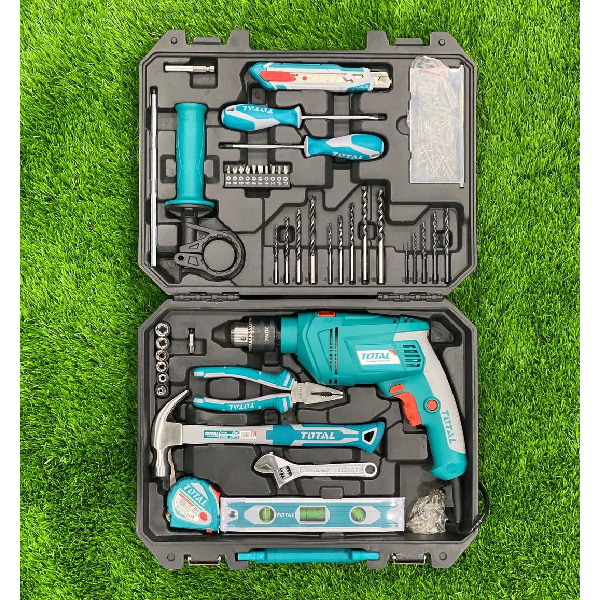 TOTAL THKTHP1012 Set Impact Drill & 101 Pieces Hand Tools | Total| Image 4