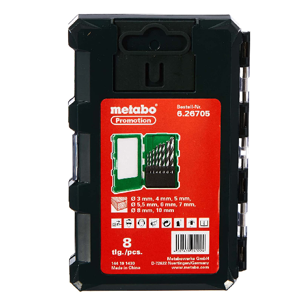 METABO 626705000 Set Wood Drill Bits 8pcs | Metabo| Image 5