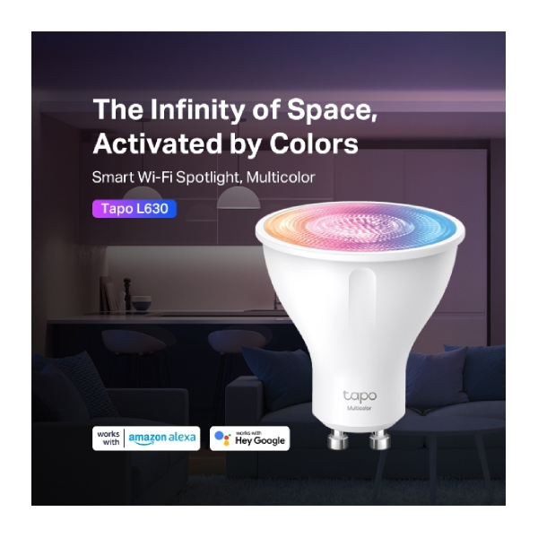 TP-LINK TAPO L630 Smart Wi-Fi Spotlight, Multicolor | Tp-link| Image 2