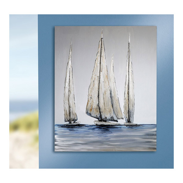 Painting on Canvas Sailing, 100x80 cm | Gilde| Image 4