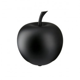 Decorative Ceramic Apple, Black | Gilde