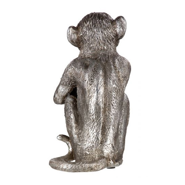 Monkey Antique Wall Lamp, Silver | Gilde| Image 4