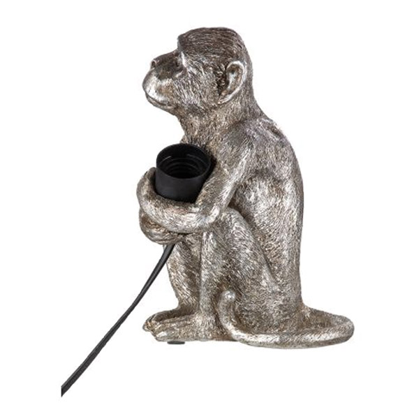 Monkey Antique Wall Lamp, Silver | Gilde| Image 5