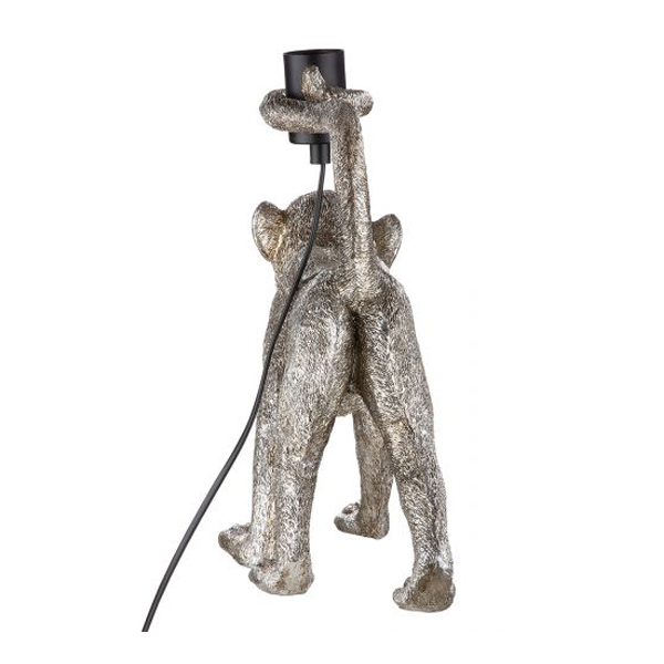 Monkey Antique Table Lamp, Silver | Gilde| Image 4