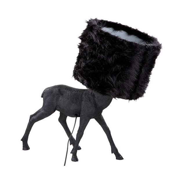 Black Deer Φωτιστικό Δαπέδου, Μαύρο | Gilde| Image 2