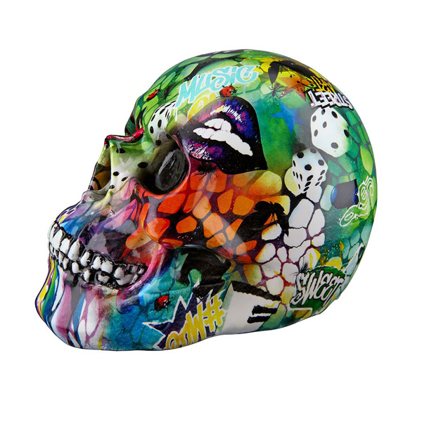 Poly Decorative Skull, Colorfull | Gilde| Image 2