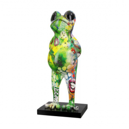 Polyresi Street Art Decorative Sculpture Frog, Colorfull | Gilde