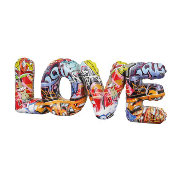 Polyresi Street Art Letters LOVE, Colorfull | Gilde| Image 2