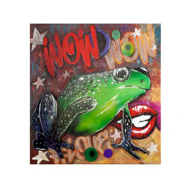 Painting on Canvas Frog, 100x80 cm