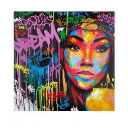 Painting on Canvas Dreamgirl, 80x80 cm | Gilde