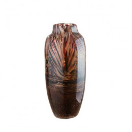 Alessia Glass Vase, Brown | Gilde