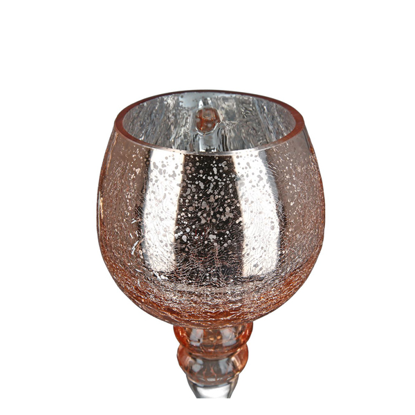 Chalice Stormlight Glass Lantern Candle Holder, Rose | Gilde| Image 2
