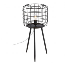 Basket Floor Lamp 70x31.5cm, Black | Gilde
