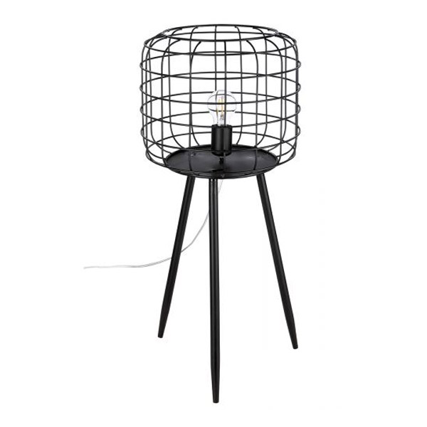 Basket Floor Lamp 70x31.5cm, Black | Gilde| Image 2