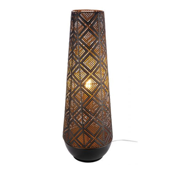 Almazar Floor Lamp 57x20cm, Black/Gold