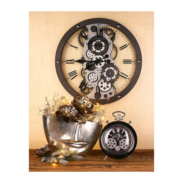 Βιομηχανικό Μεταλλικό Ρολόι Τοίχου 52 cm | Gilde| Image 4